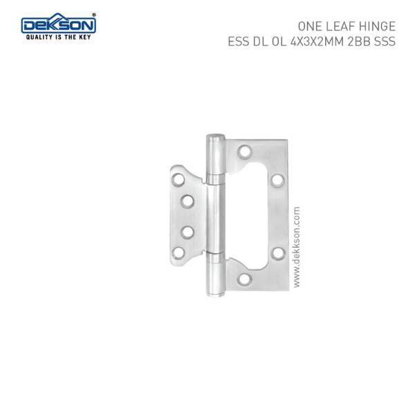 ONE LEAF HINGE ESS DL OL 4X3X2,3MM 2BB SSS