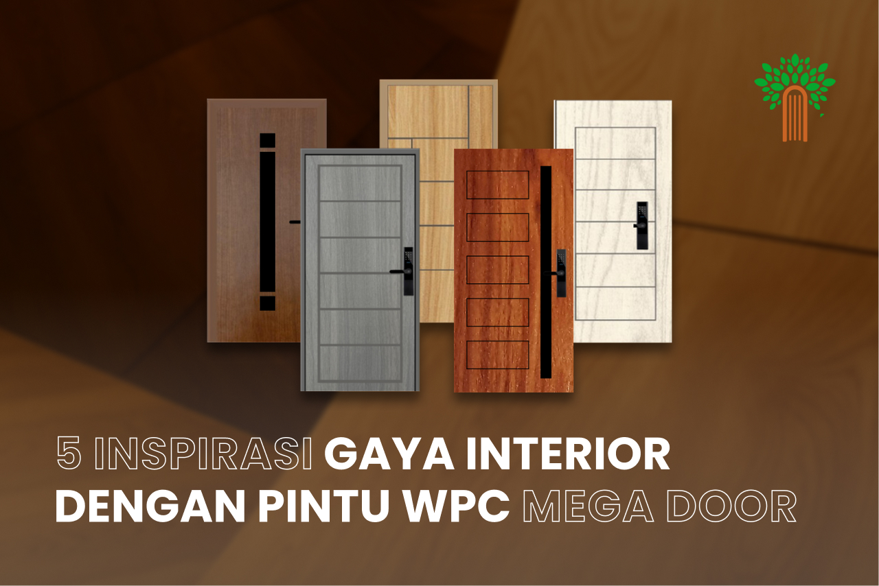5 Inspirasi Gaya Interior dengan Pintu WPC Mega Door