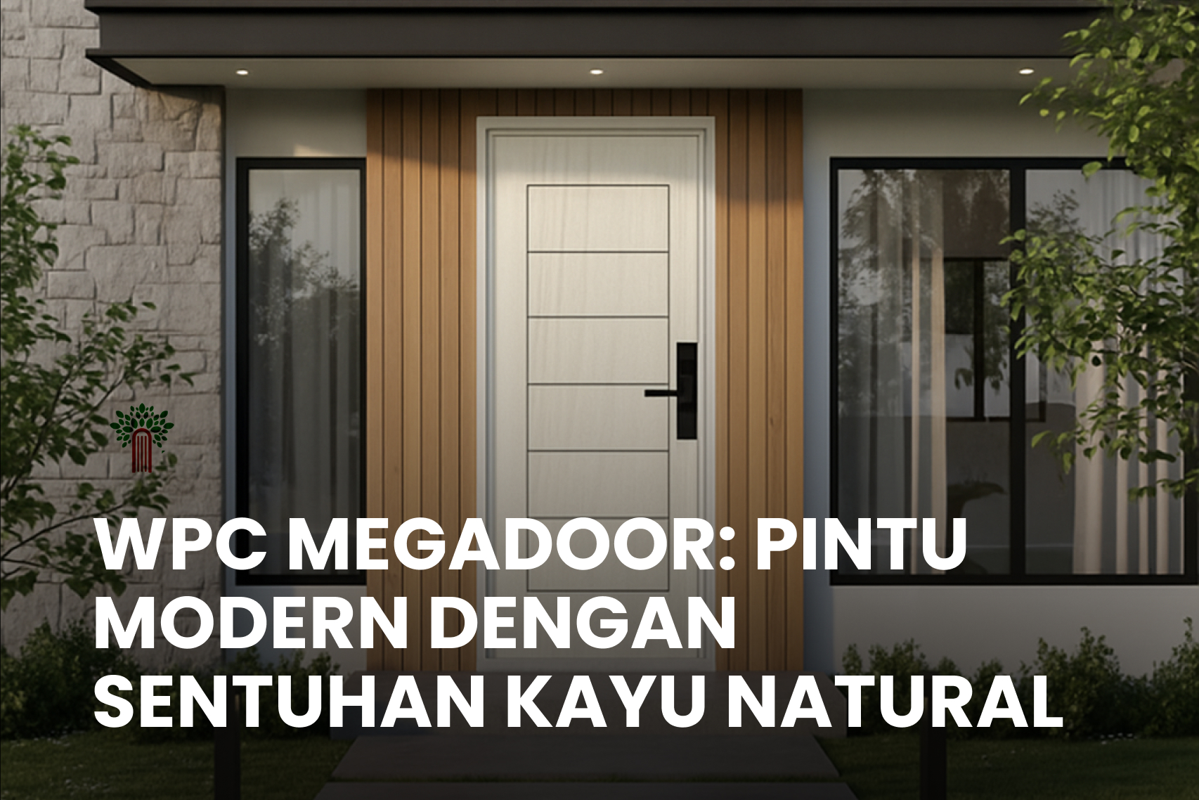 WPC MegaDoor: Pintu Modern dengan Sentuhan Kayu Natural