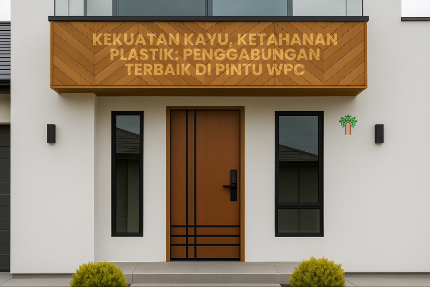 Kekuatan Kayu, Ketahanan Plastik: Penggabungan Terbaik di Pintu WPC